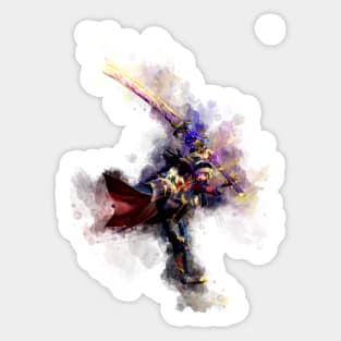 Monster Hunter Rise - Long Sword *watercolor* Sticker